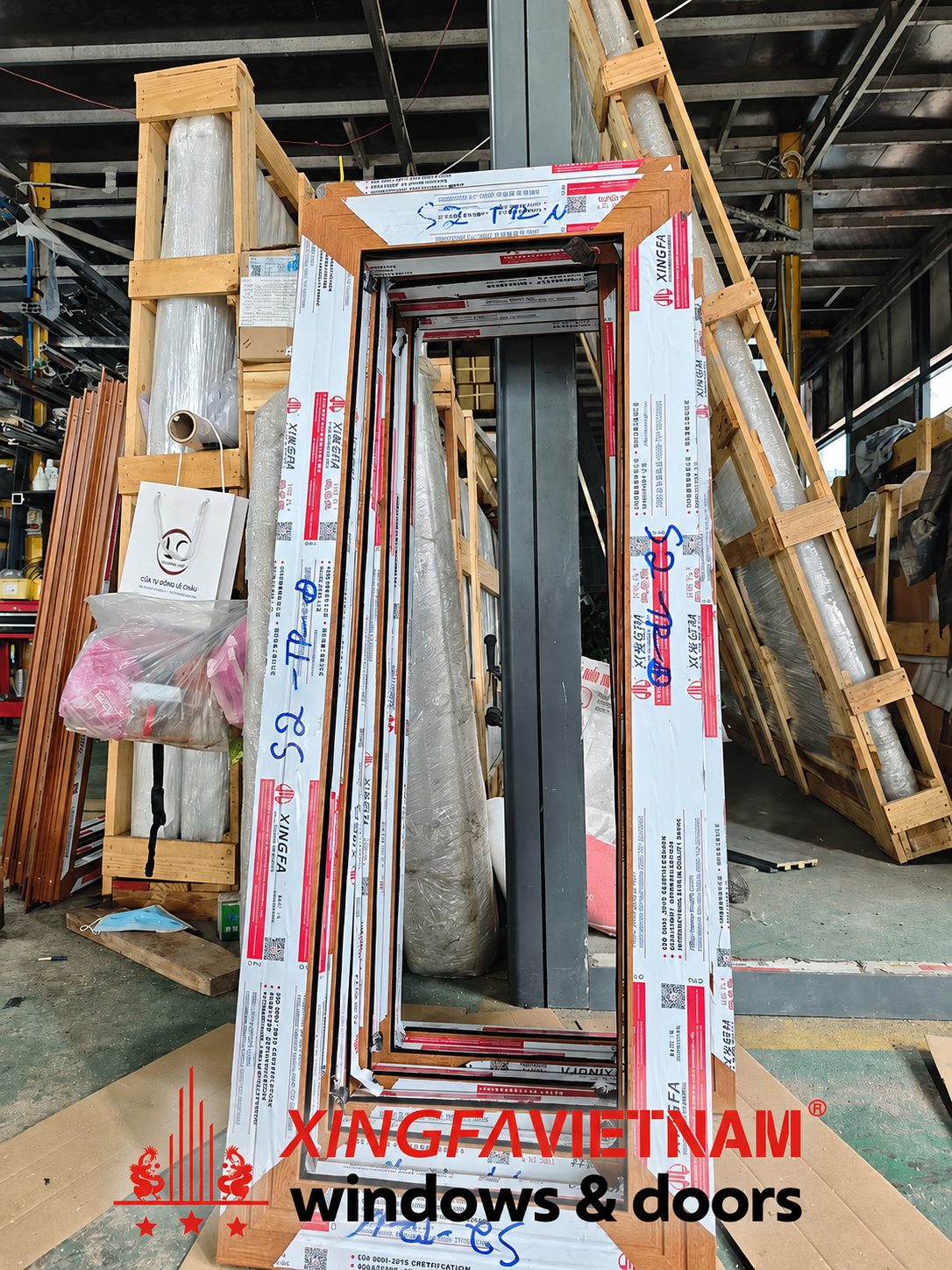 Khung Bao được Dán Tem 3 Com